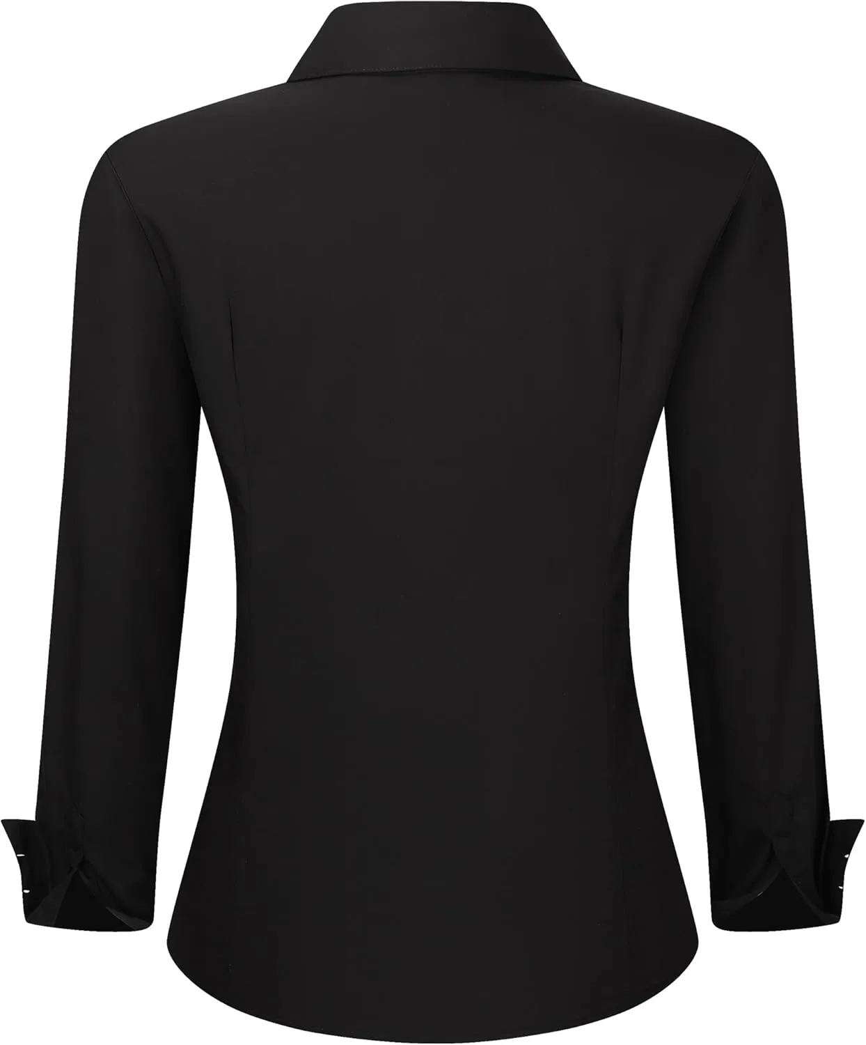 Esabel.C Womens Button Down Shirts Long Sleeve Regular Fit Stretch Work Blouse