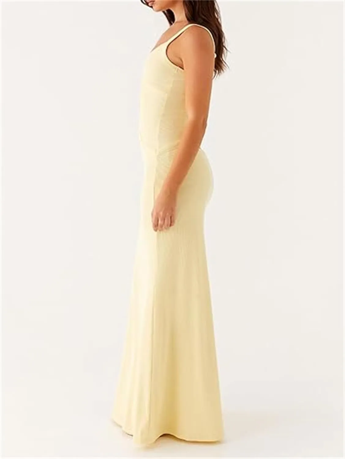 Thopavenoir Women's Sexy Cut Out Maxi Dress Backless Sleeveless Slip Dresses Elegant Bodycon Long Dress Cocktail Partywear